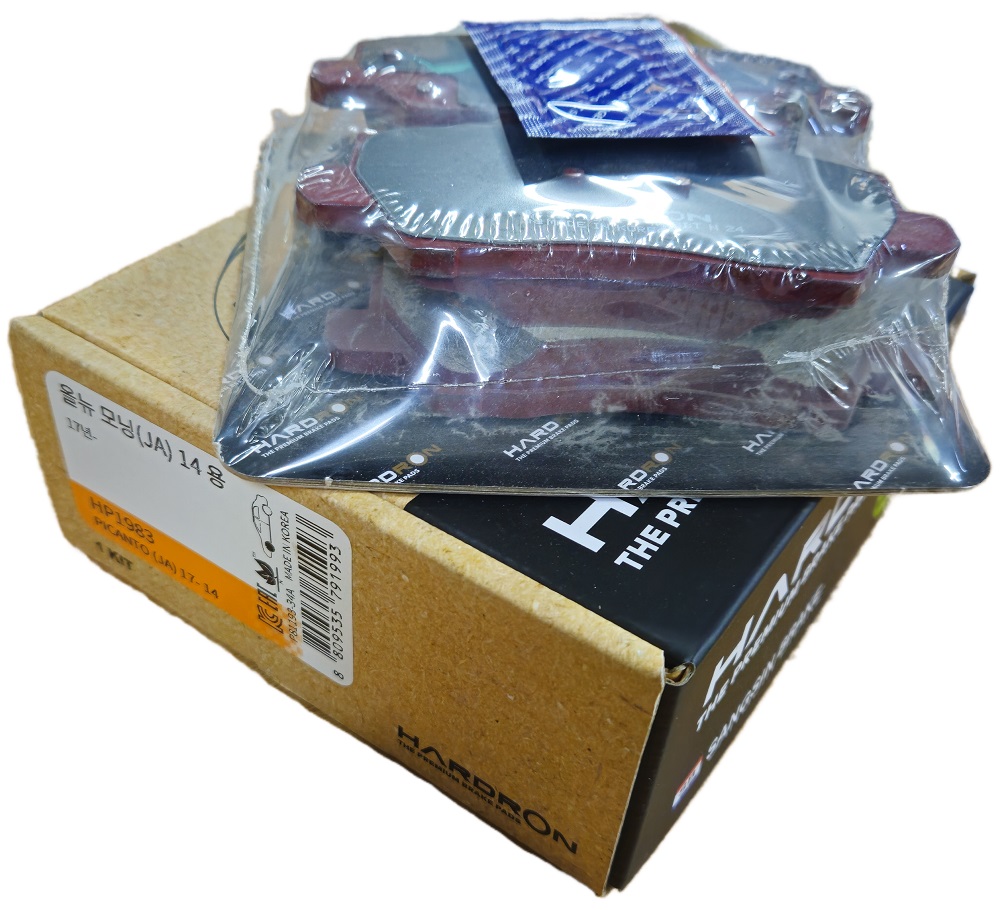 올뉴모닝JA 하드론 프론트 브레이크패드 HP1983 58101 G6A30 58101G6A30 상신하드론