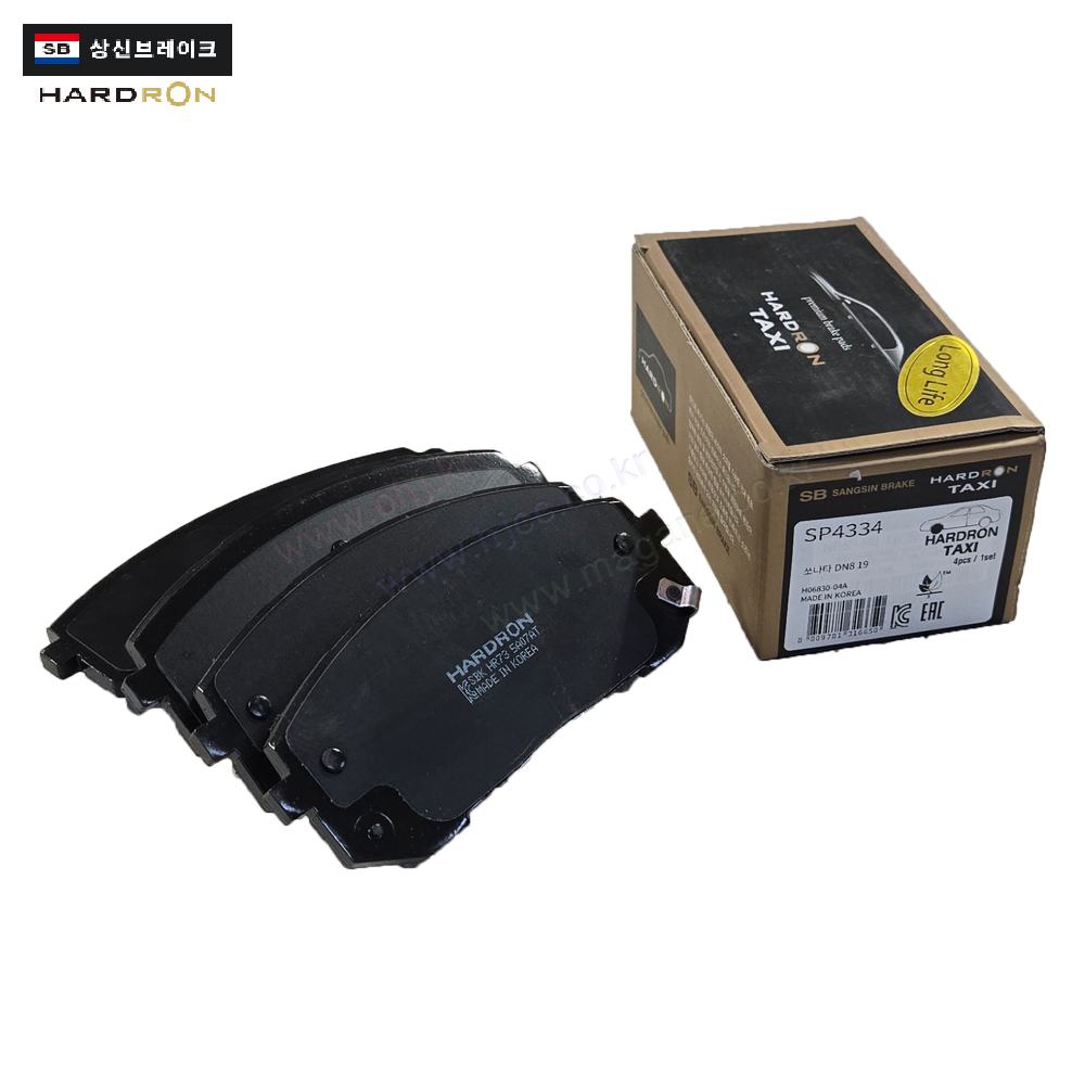 쏘나타DN8 택시용하드론 브레이크 패드 앞 58101L1A02 택시용 SP4334 상신하드론