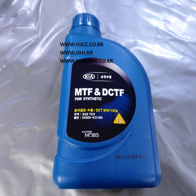 초점도 수동 DCT 변속기오일 (MTF&DCTF 70W) 04300KX1B0 (1L) -MOBIS-